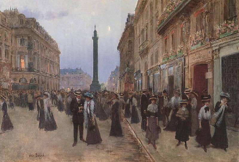 Jean Beraud La Rue de la Paix china oil painting image